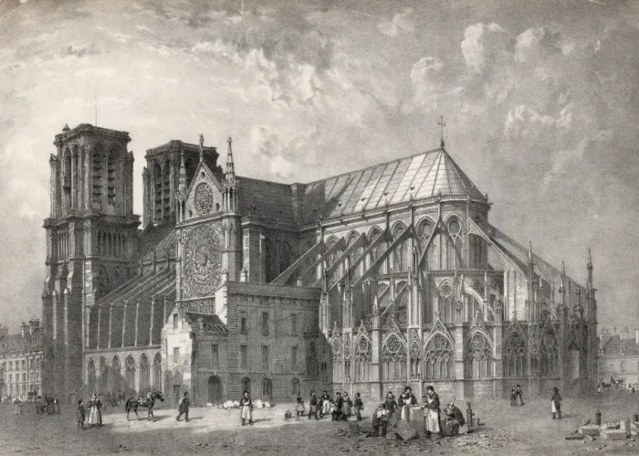 Framed Print : Notre Dame De Paris Framed Print : Notre Dame De Paris