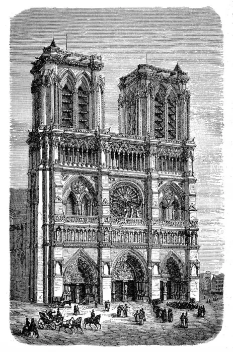 Framed Print : Notre Dame in Paris, France Framed Print : Notre Dame in Paris, France