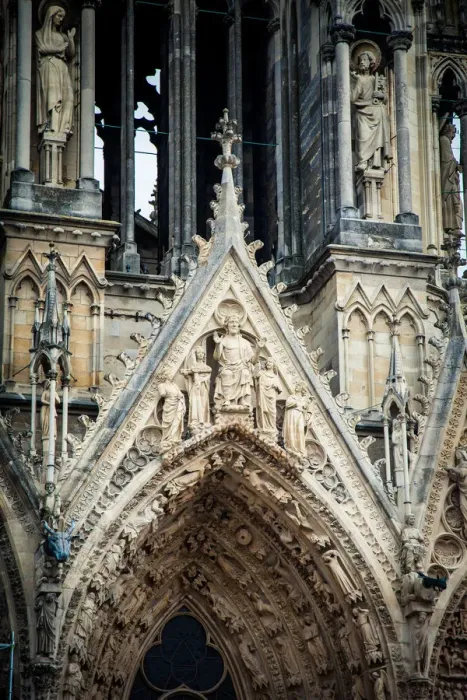 Framed Print : Notre-Dame de Reims, Reims Cathedral