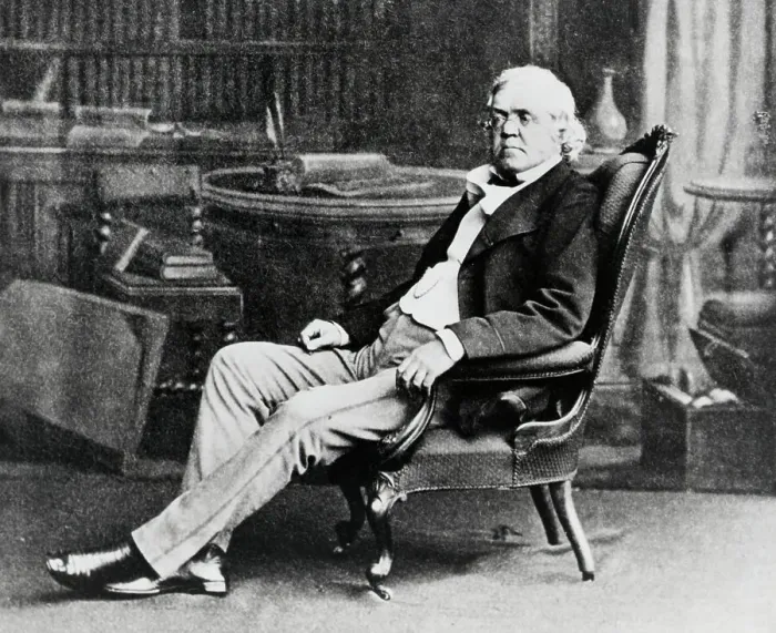 Framed Print : Novelist William Thackeray in His Study Framed Print : Novelist William Thackeray in His Study