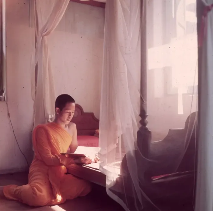 Framed Print : Novice Buddhist Framed Print : Novice Buddhist