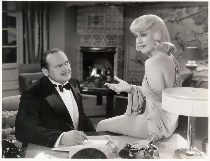 Framed Print : N.Shearer & Ed Arnold In Movie Handout