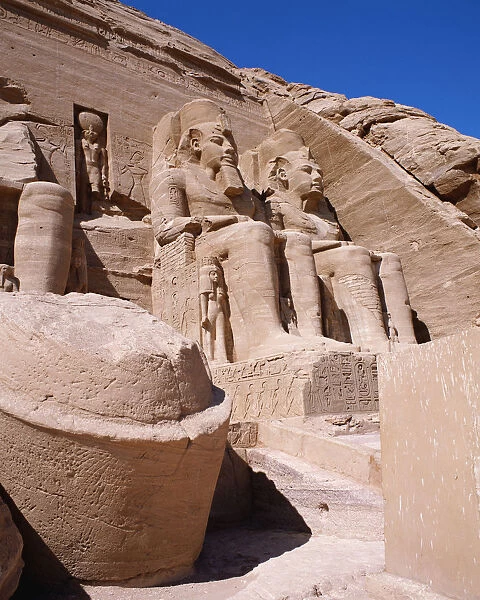 Nubian monuments in Abu Simbel, Egypt