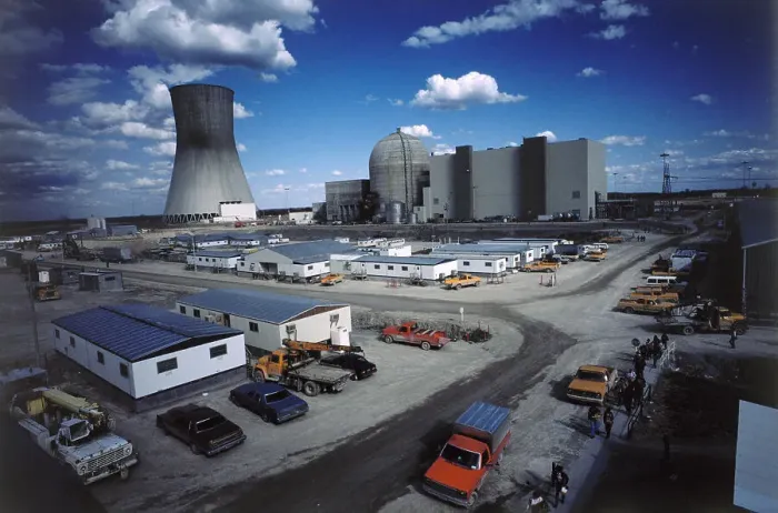 Framed Print : Nuclear Power Plant
