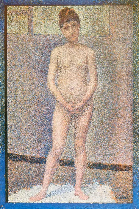 Framed Print : Nude Study Standing Framed Print : Nude Study Standing