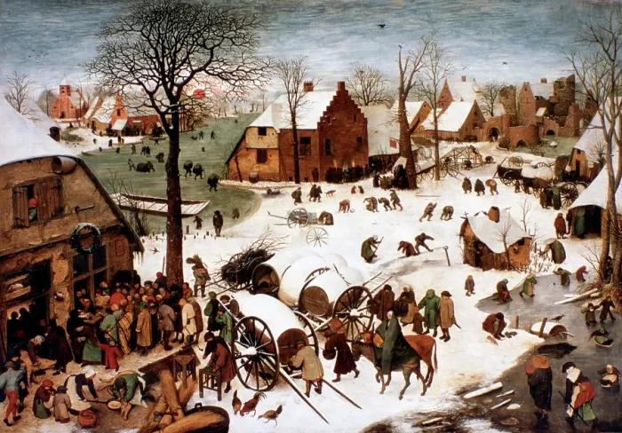 Framed Print : The Numbering at Bethlehem, 1566. Artist: Pieter Bruegel the Elder Framed Print : The Numbering at Bethlehem, 1566. Artist: Pieter Bruegel the Elder