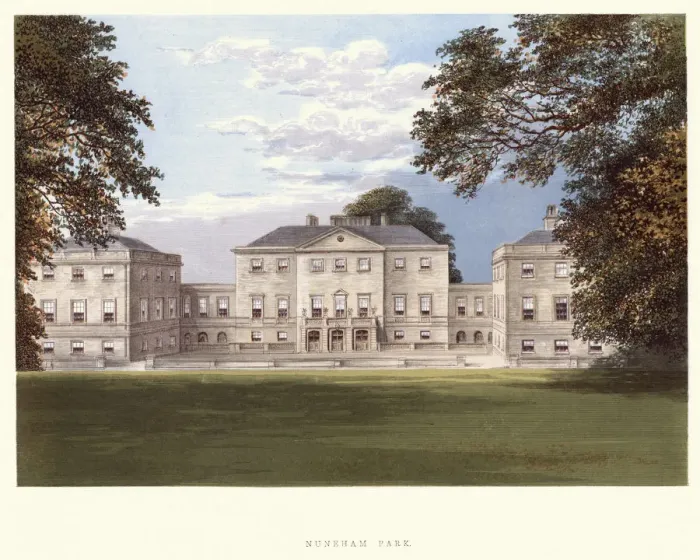 Framed Print : Nuneham House, 18th century villa in the Palladian style Oxfordshire