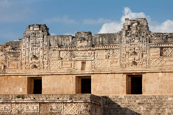 Nunnery Quadrangle building, Uxmal, Mexico