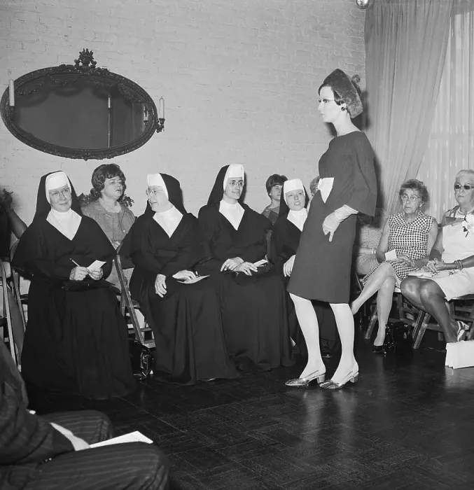 Framed Print : Nuns Attend Fashion Show Framed Print : Nuns Attend Fashion Show