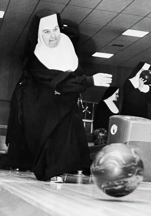 Framed Print : Nuns Bowling Framed Print : Nuns Bowling
