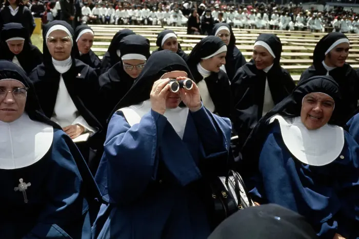 Framed Print : Nuns At International Eucharistic Congress Framed Print : Nuns At International Eucharistic Congress