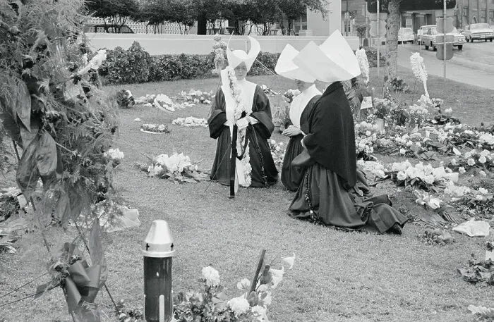 Framed Print : Nuns Offering Prayers