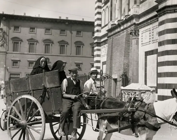 Framed Print : Nuns Riding On A Cart Framed Print : Nuns Riding On A Cart