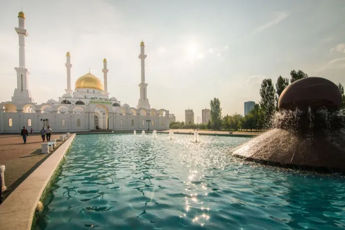 Framed Print : Nur Astana Mosque, Astana, Kazakhstan Framed Print : Nur Astana Mosque, Astana, Kazakhstan