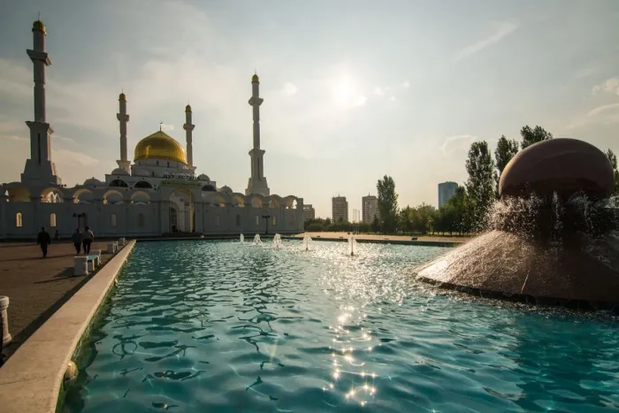 Framed Print : Nur Astana Mosque, Astana, Kazakhstan Framed Print : Nur Astana Mosque, Astana, Kazakhstan