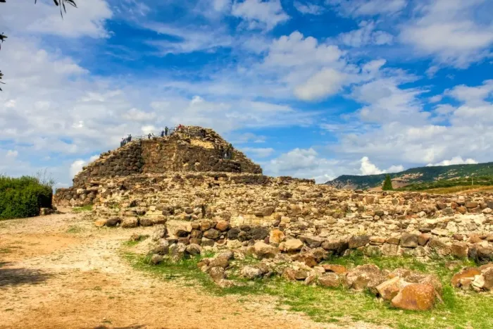 Framed Print : Nuraghe, Sardinian UNESCO heritage, Barumini