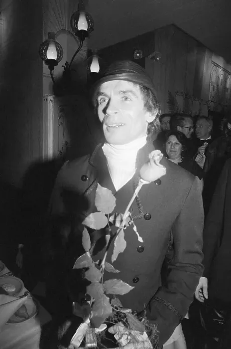 Framed Print : Nureyev With a Rose Framed Print : Nureyev With a Rose