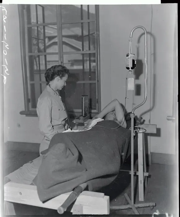 Framed Print : Nurse Attending Wounded Soldier Framed Print : Nurse Attending Wounded Soldier