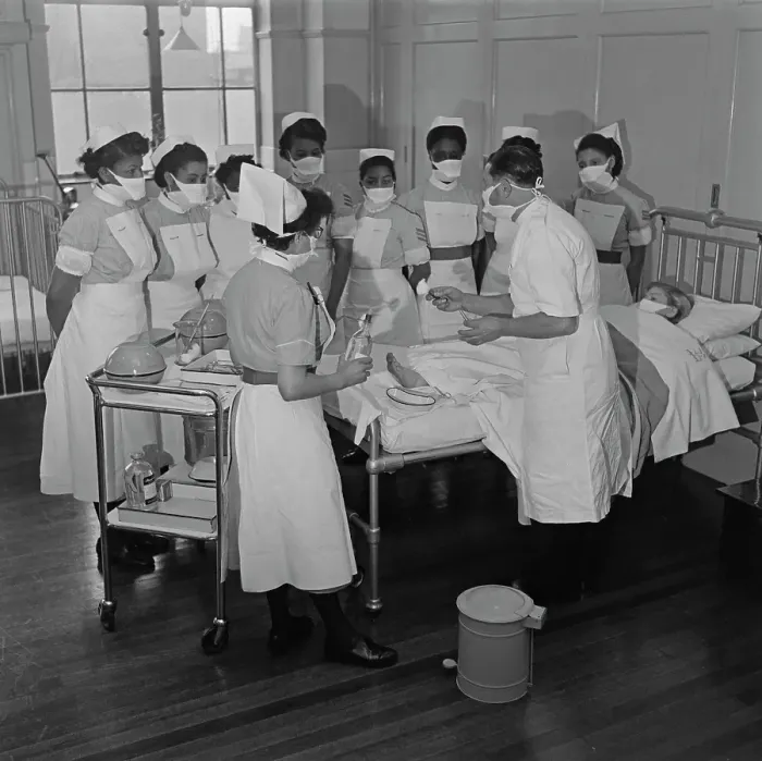 Framed Print : Nurse Training, 1954 Framed Print : Nurse Training, 1954