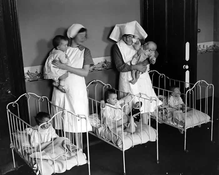 Framed Print : Two Nurses Framed Print : Two Nurses