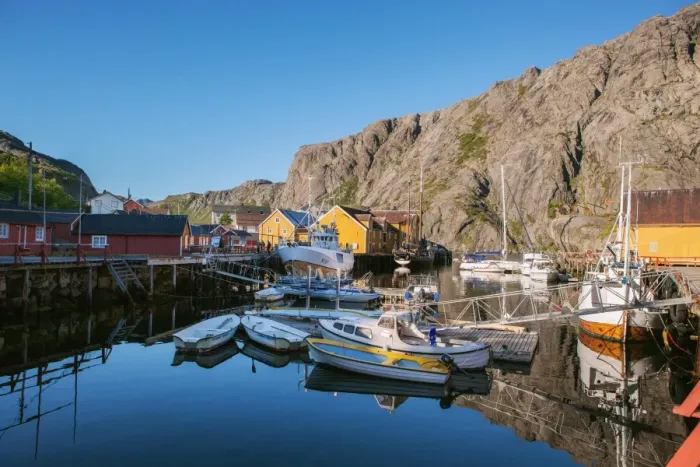 Framed Print : Nusfjord in Lofoten
