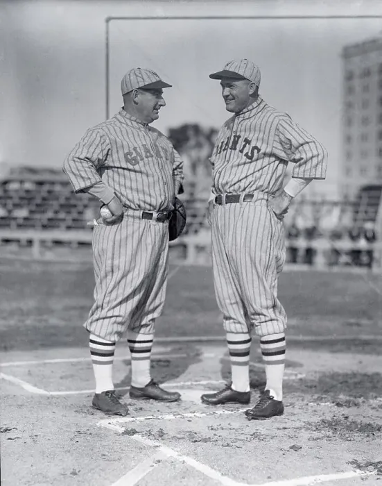 Framed Print : NY Giants Captain Rogers Hornsby with Coach Roger Bresnahan Framed Print : NY Giants Captain Rogers Hornsby with Coach Roger Bresnahan