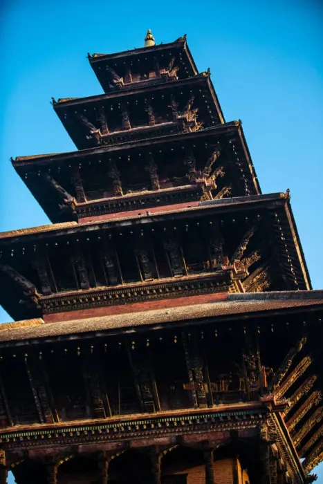Framed Print : Nyatapola Temple, Bhaktapur, Nepal