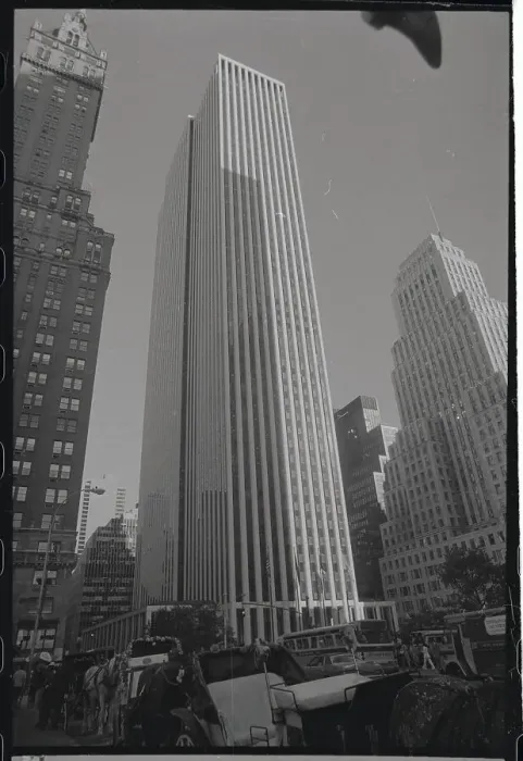 Framed Print : NYC Building by Edward Durell Stone Framed Print : NYC Building by Edward Durell Stone