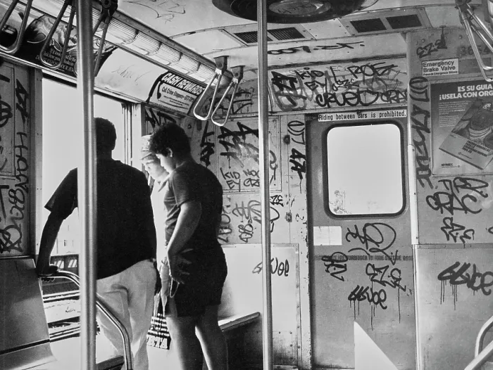 Framed Print : NYC Subway Car Framed Print : NYC Subway Car
