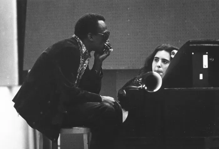 Framed Print : Nyro & Miles In The Studio Framed Print : Nyro & Miles In The Studio