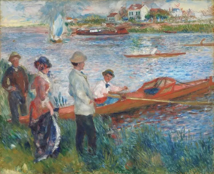 Framed Print : Oarsmen At Chatou Framed Print : Oarsmen At Chatou