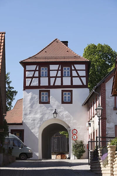 Oberes Tor gate, Hollfeld, Little Switzerland, Upper Franconia, Franconia, Bavaria, Germany, Europe, PublicGround