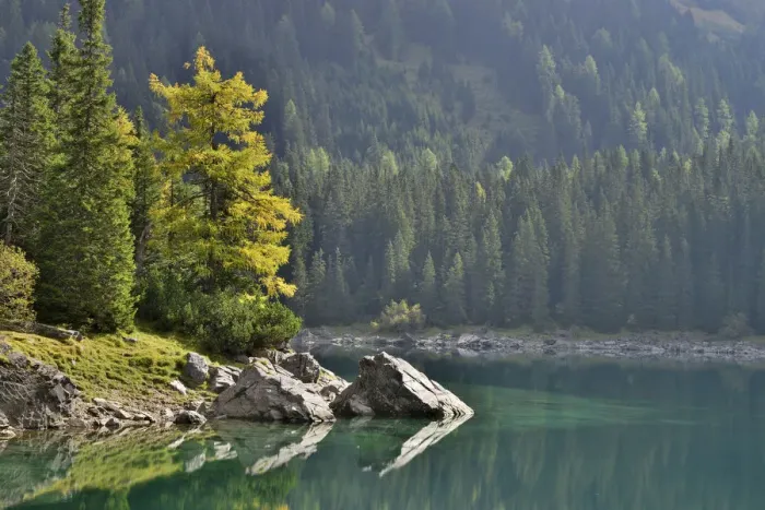 Framed Print : Obernberger See, Obernberg am Brenner, Tyrol, Austria Framed Print : Obernberger See, Obernberg am Brenner, Tyrol, Austria