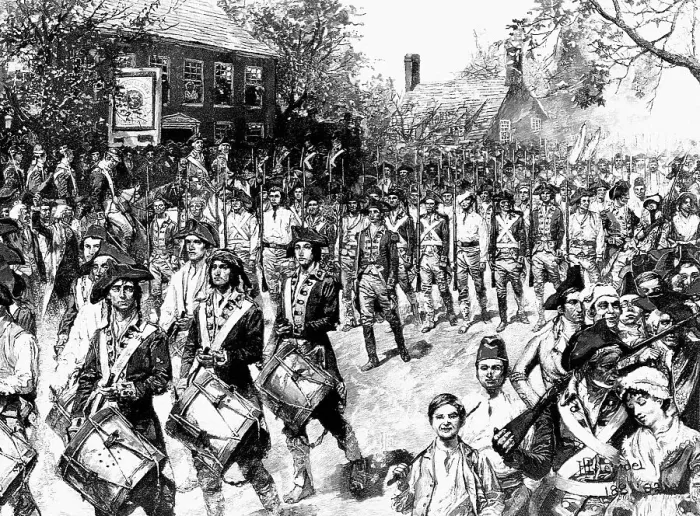 Framed Print : Occupation of New York by Revolutionary Troops Framed Print : Occupation of New York by Revolutionary Troops