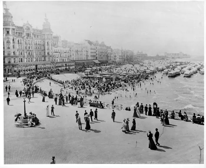 Framed Print : Ocean Front In Ostende, Belgium Framed Print : Ocean Front In Ostende, Belgium