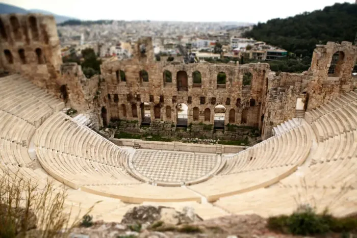 Framed Print : Odeon of Herodes Atticus