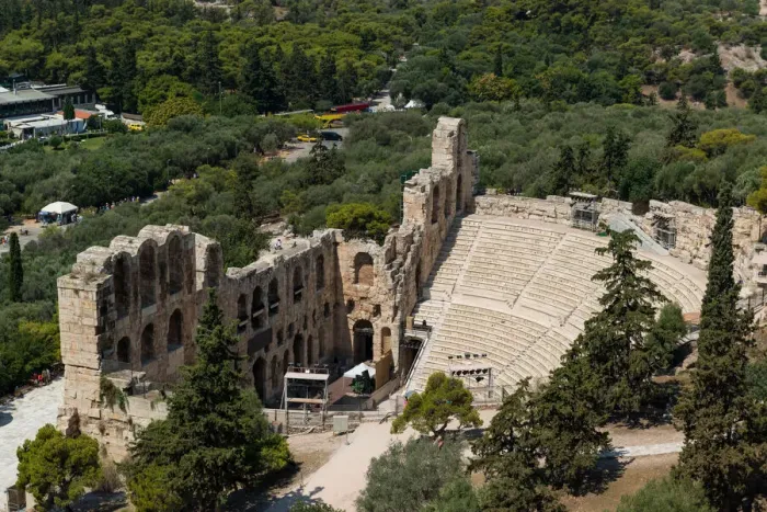 Framed Print : Odeon of Herodes Atticus in Athens Framed Print : Odeon of Herodes Atticus in Athens