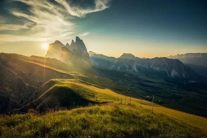 Framed Print : The Odle Heisler (Secede) in Val Gardena, Dolomites, Italy