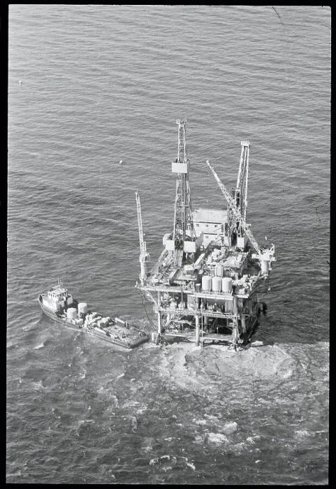 Framed Print : Off Shore Oil Rig