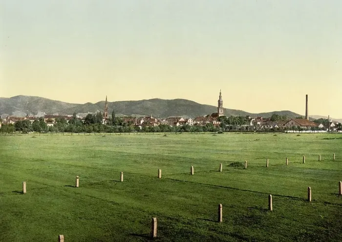 Framed Print : Offenburg in Baden-Wuerttemberg, around 1890, Germany, Historic, digitally restored reproduction from a 19th century original Framed Print : Offenburg in Baden-Wuerttemberg, around 1890, Germany, Historic, digitally restored reproduction from a 19th century original