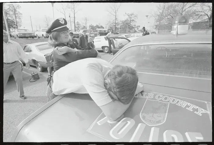 Framed Print : Officer Lois Hawes in Training Framed Print : Officer Lois Hawes in Training