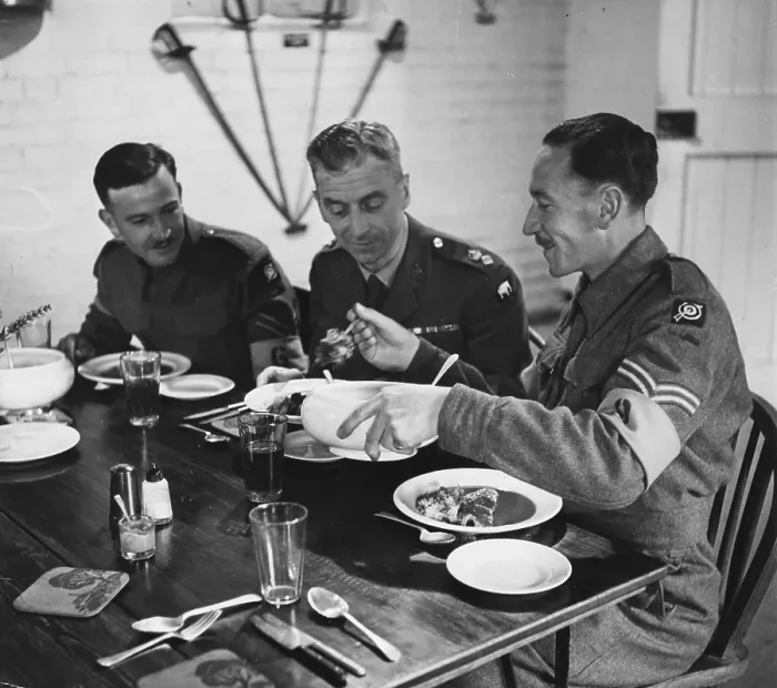 Framed Print : Officer Lunch Framed Print : Officer Lunch