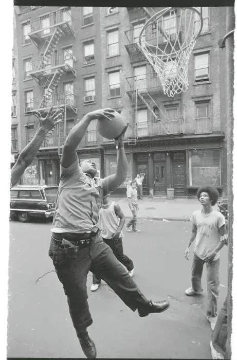 Framed Print : Officer Richard Johnson Playing Basketball Framed Print : Officer Richard Johnson Playing Basketball