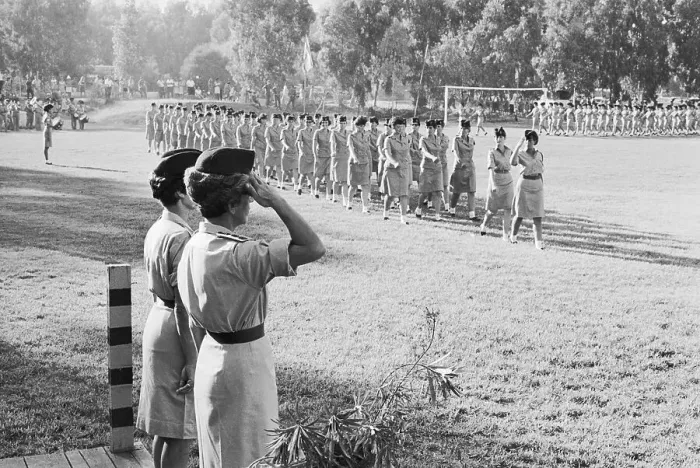 Framed Print : Officer Saluting Marching Troops Framed Print : Officer Saluting Marching Troops