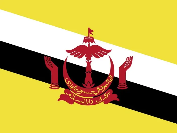 Framed Print : Official national flag of Brunei Darussalam Framed Print : Official national flag of Brunei Darussalam