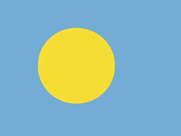 Official national flag of Palau