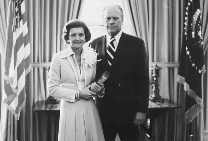 Framed Print : Official Photo Of Pres. Ford And Spouse Framed Print : Official Photo Of Pres. Ford And Spouse