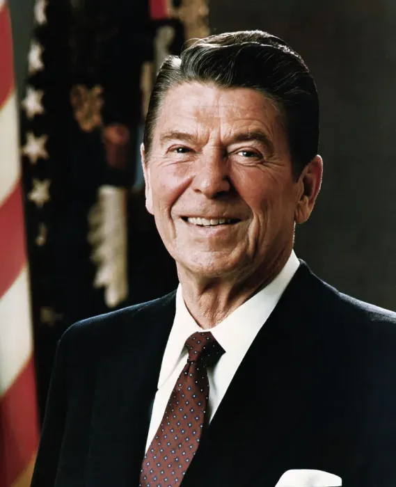 Framed Print : Official Portrait of President Ronald Reagan Framed Print : Official Portrait of President Ronald Reagan