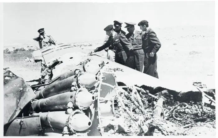 Framed Print : UN Officials Inspecting Egyptian Plane Wreckage Framed Print : UN Officials Inspecting Egyptian Plane Wreckage