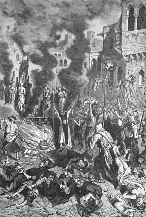 Framed Print : Officials to Judge and Persecute Jews on Accusation Framed Print : Officials to Judge and Persecute Jews on Accusation